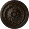 Ekena Millwork Wigan Ceiling Medallion, Hand-Painted Bronze, 16"OD x 2 1/4"P CM16WGBZS - alternate 1